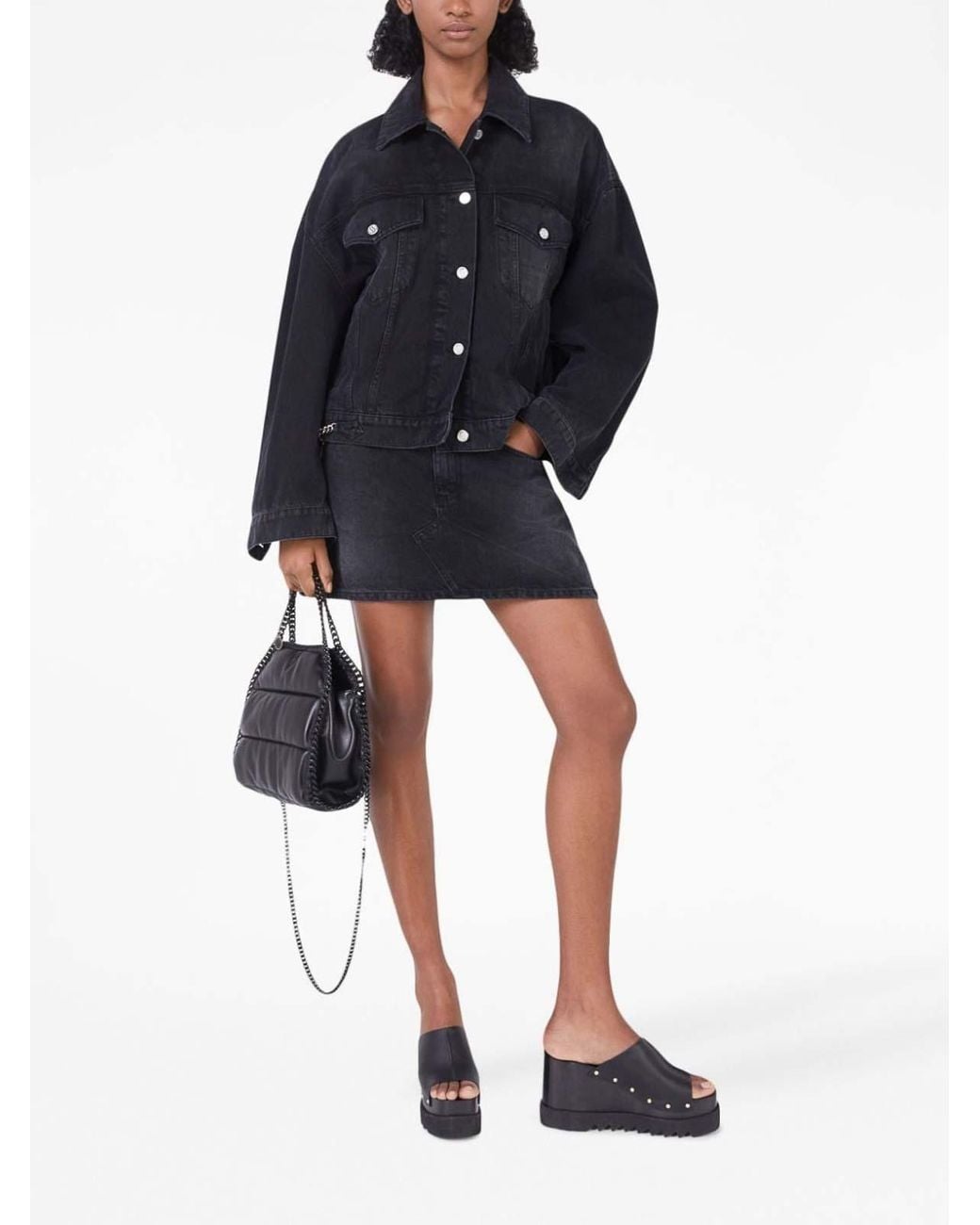 Stella McCartney Black Midi Skirts