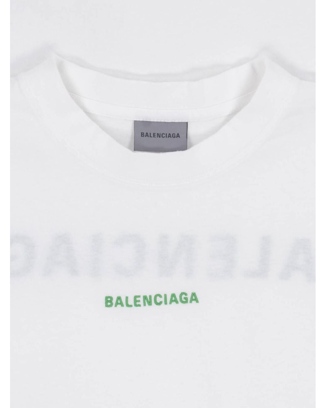 Balenciaga White T-Shirt Logo for men