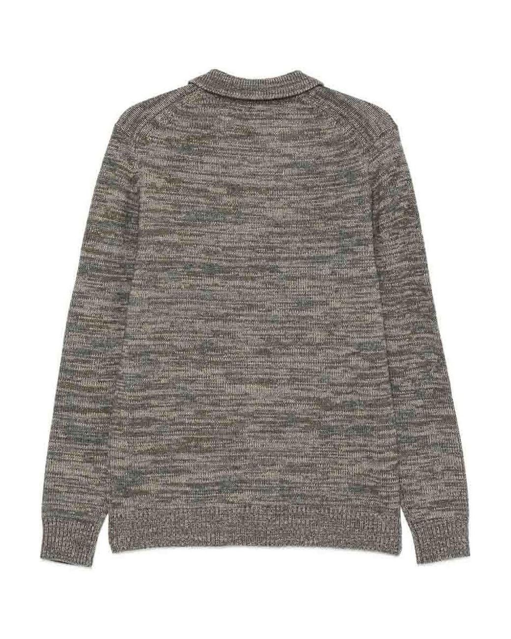 Aspesi Gray Military Wool Yak for men