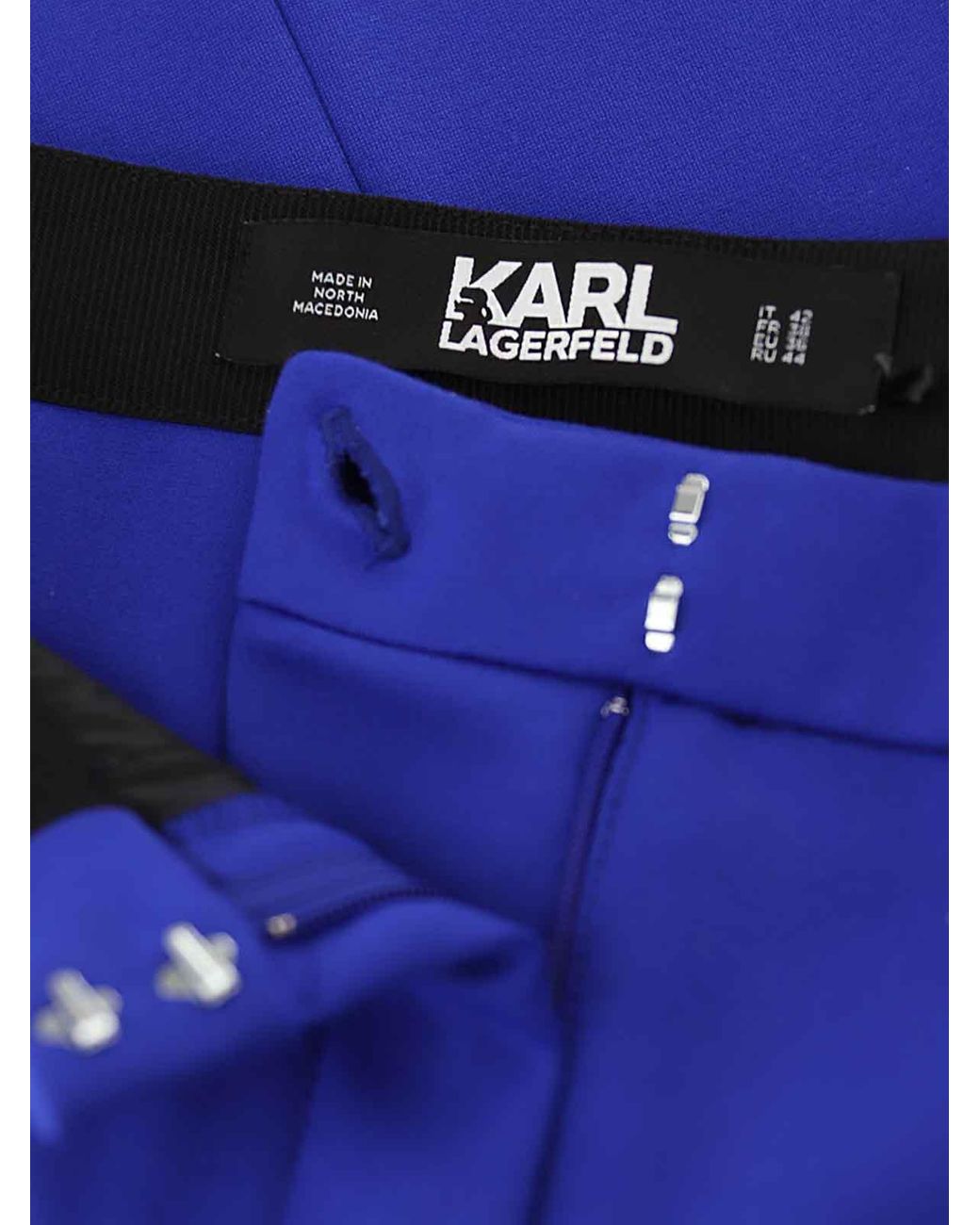 Karl Lagerfeld Blue Punto Pants