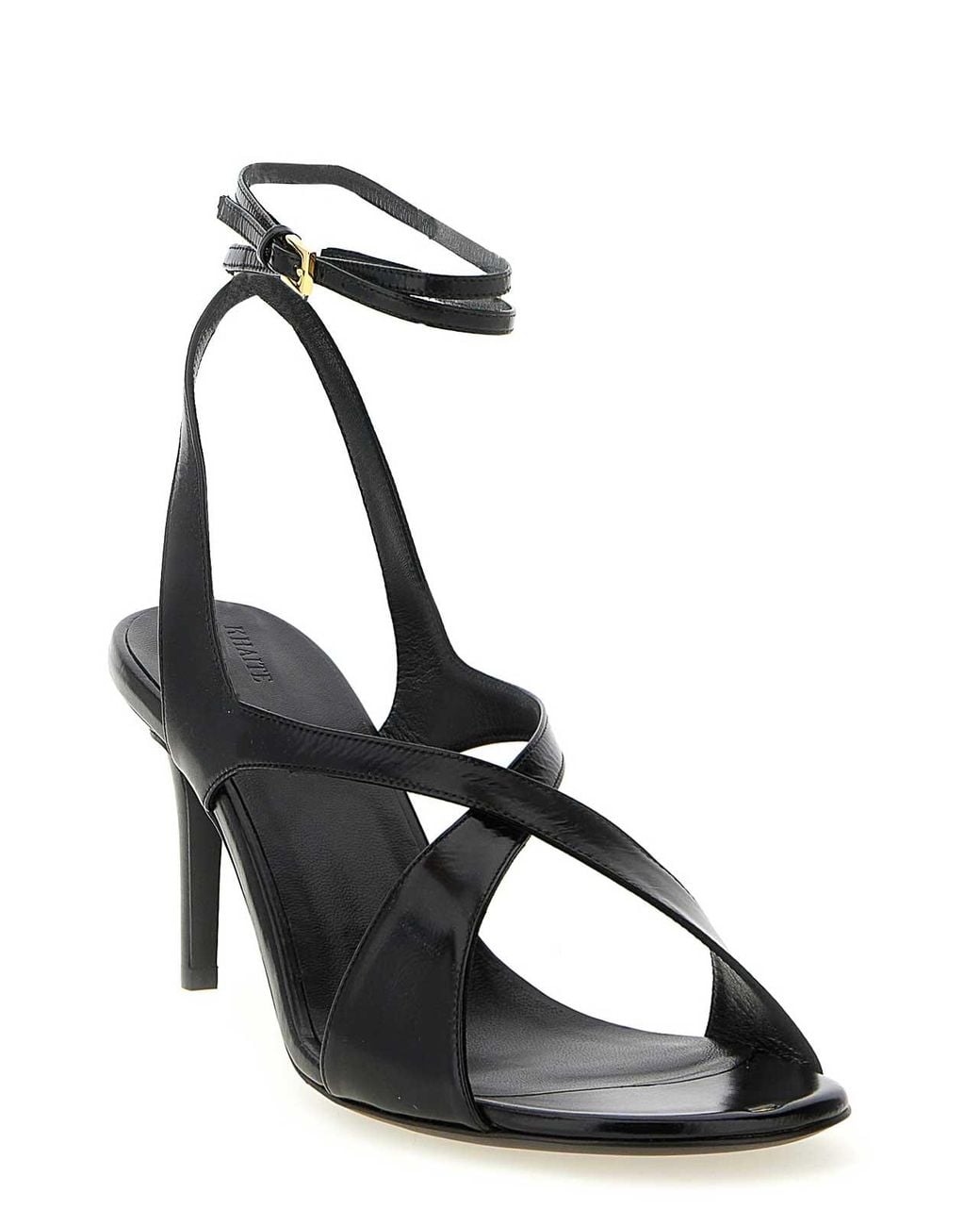Khaite Black Liria Sandals