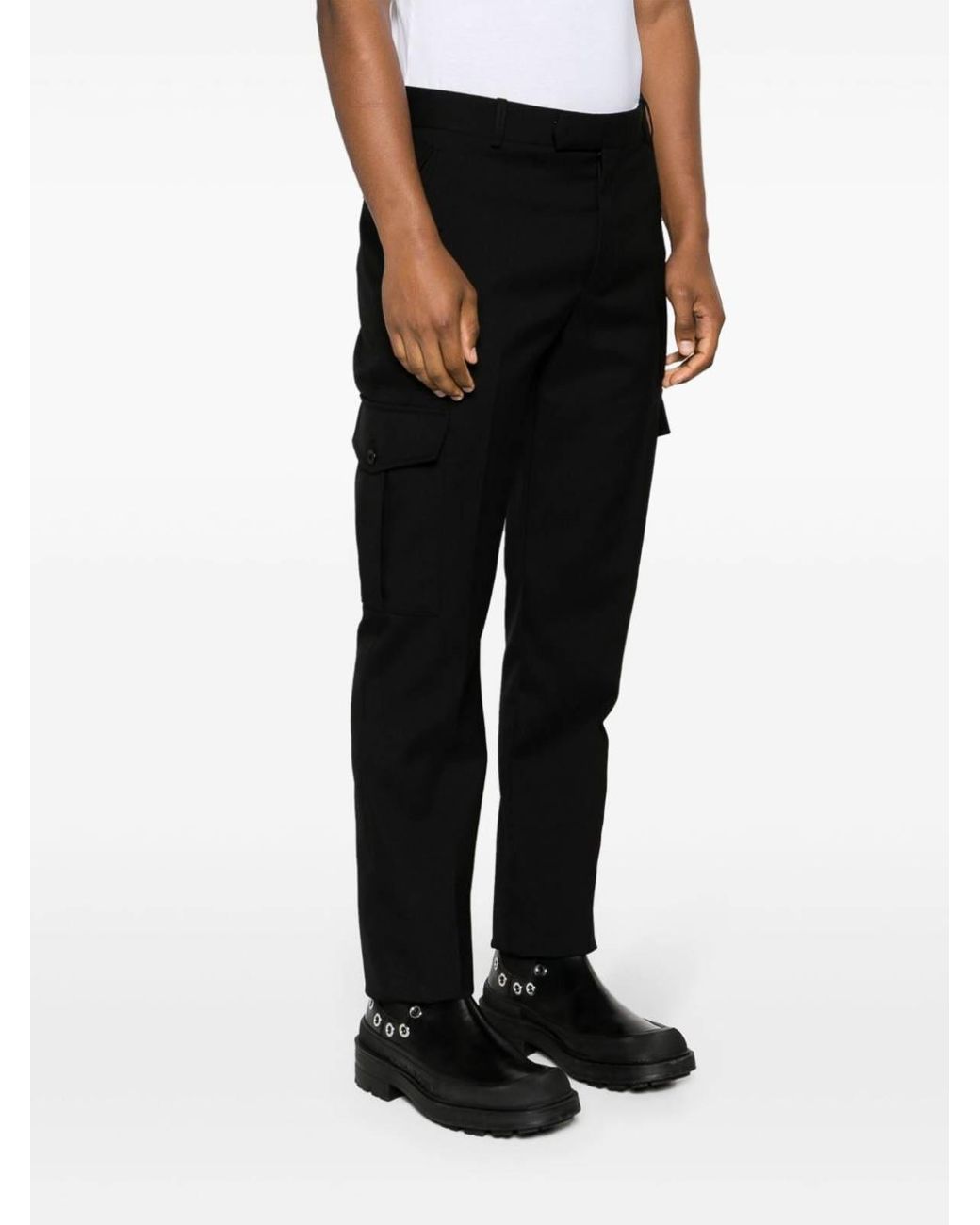 McQueen Black Trousers for men