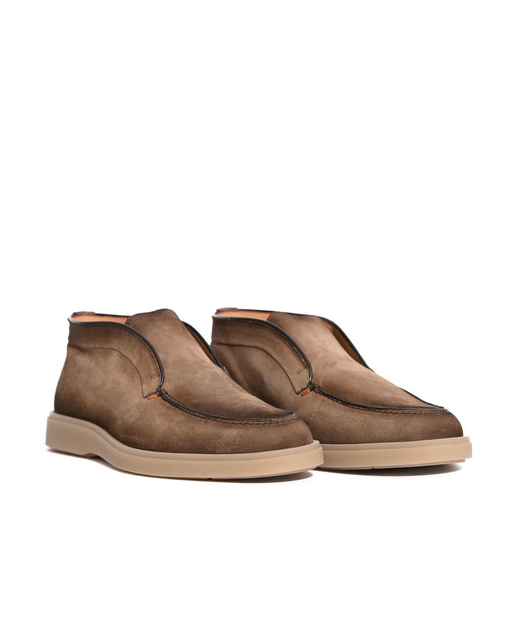 Santoni Brown Digits Ankle Boot for men