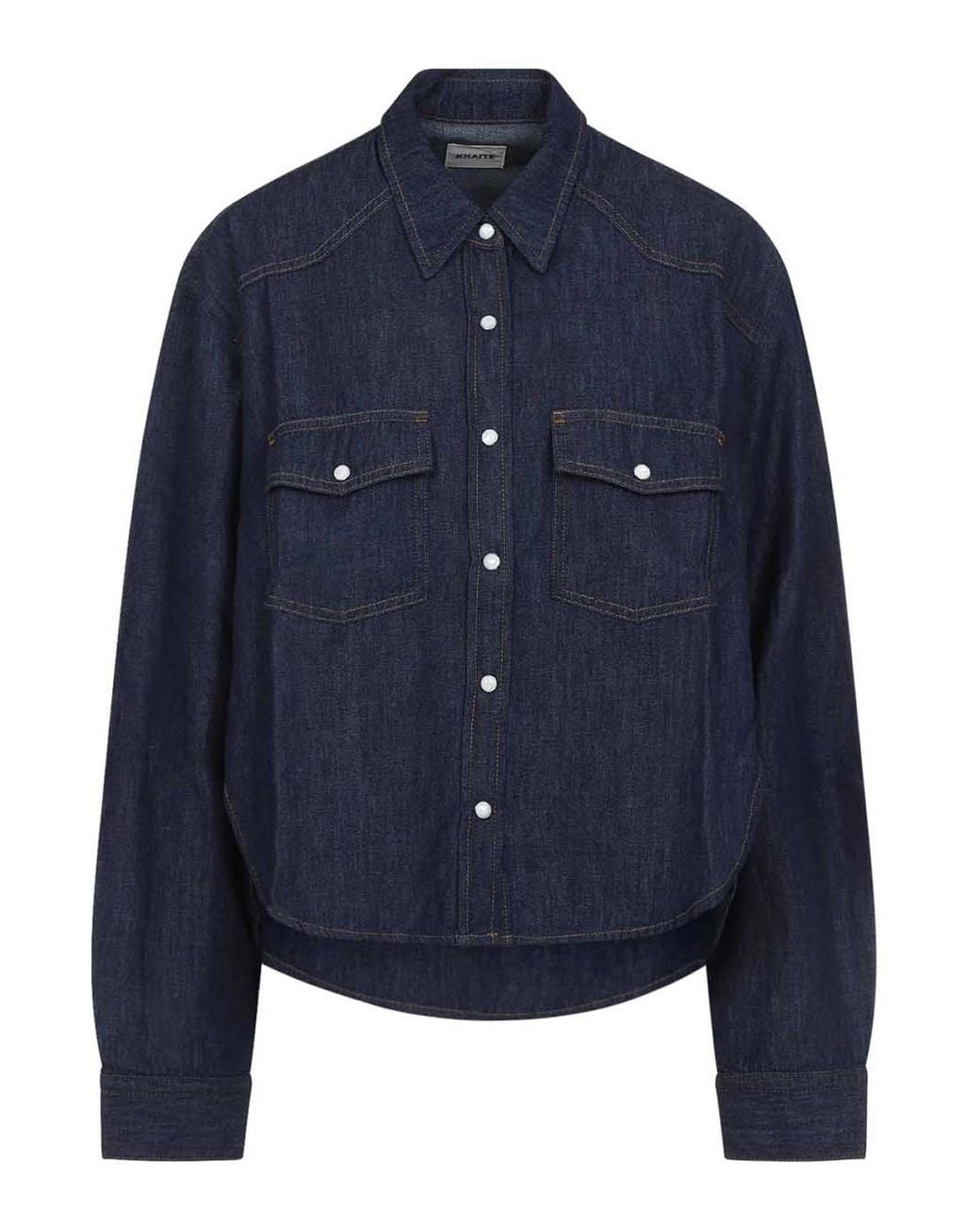 Khaite Blue Grenon Shirt