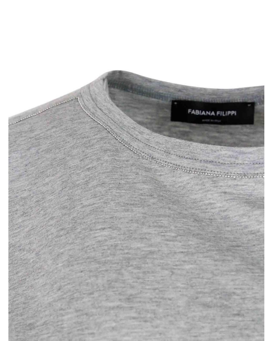 Fabiana Filippi Gray T-Shirts And Polos 100Co