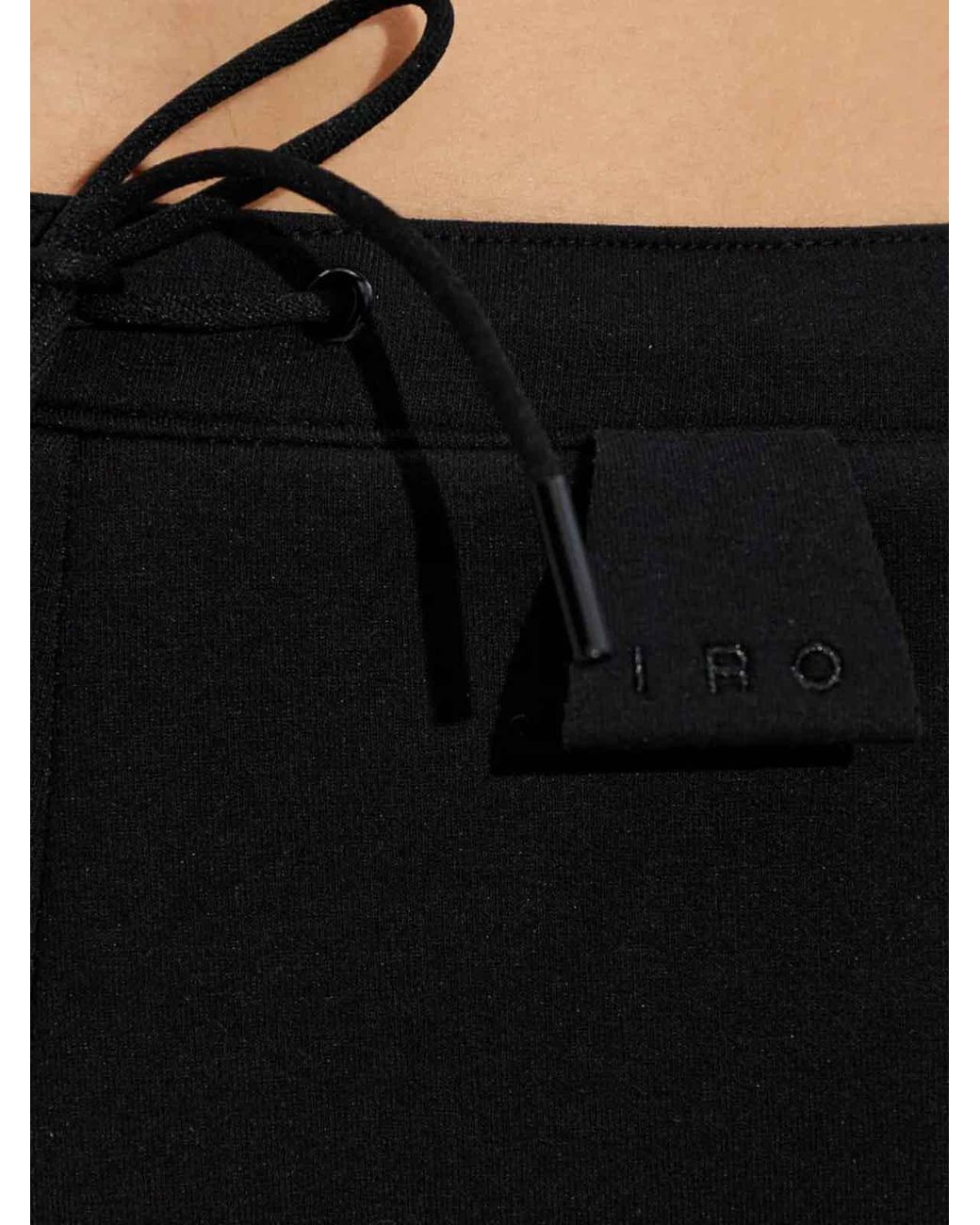IRO Black Velora Sports Shorts