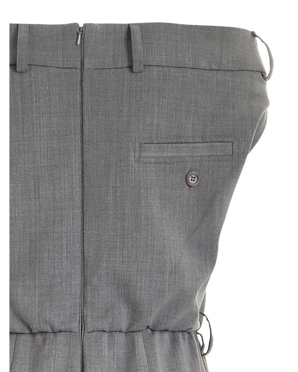 Moschino Gray Jumpsuit