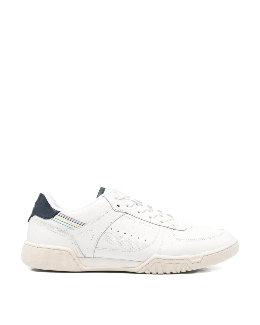 Paul Smith White Leather Sneakers for men