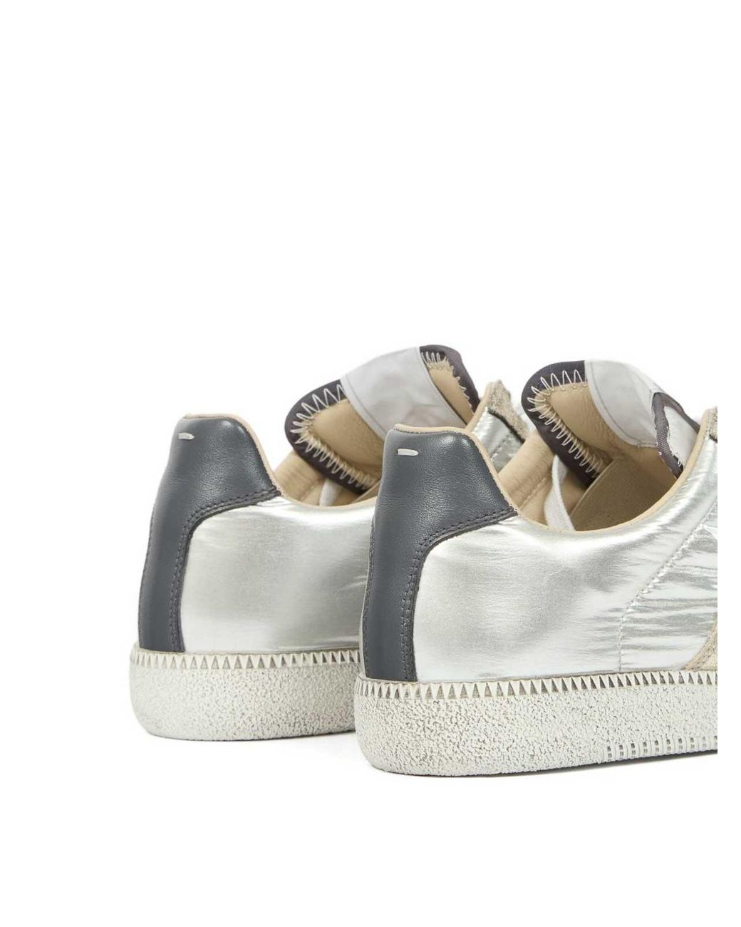 Maison Margiela White Sneakers Metallizzate for men