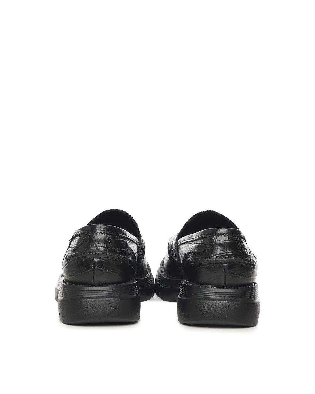 Giuliano Galiano Black Bryan Coconut Loafers for men
