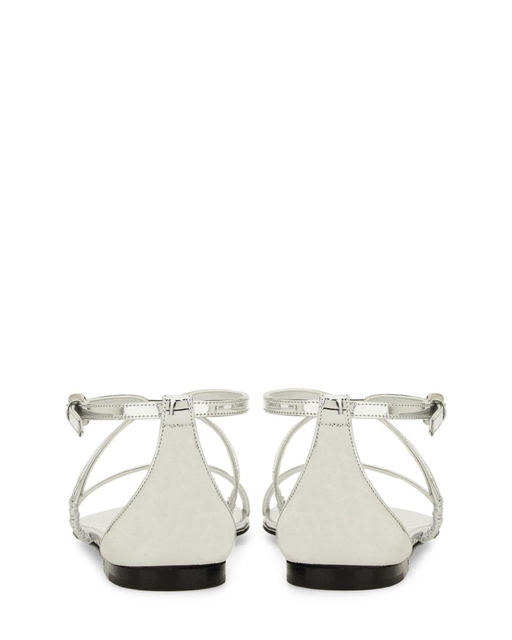 McQueen White Strappy Sandal