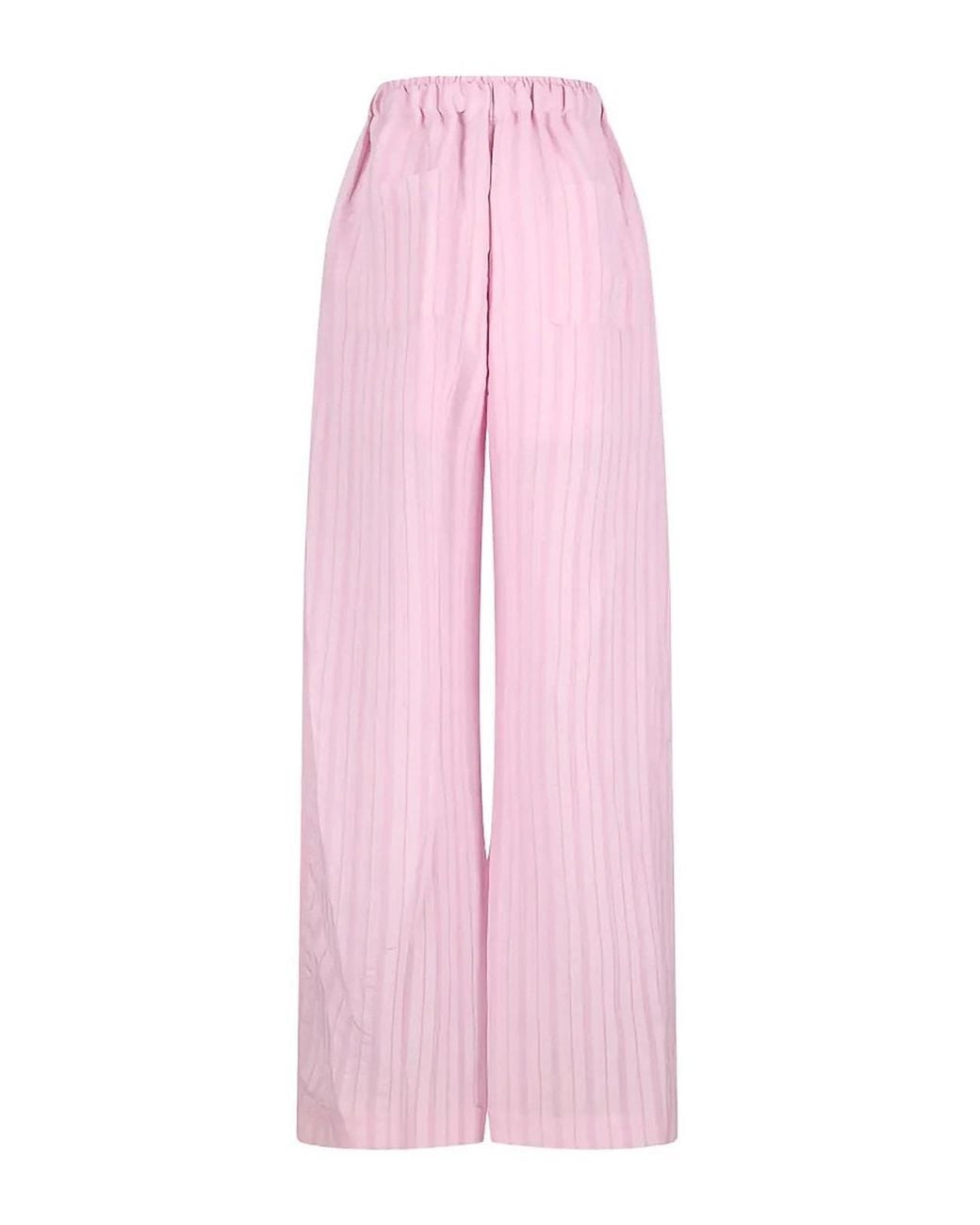Thelatest Pink Dora Subtle Stripe Pants