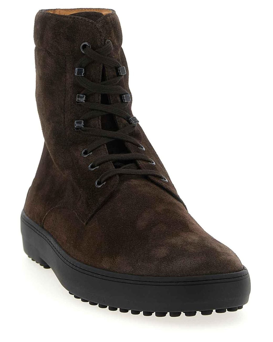 Tod's Black Winter Ankle Boots for men