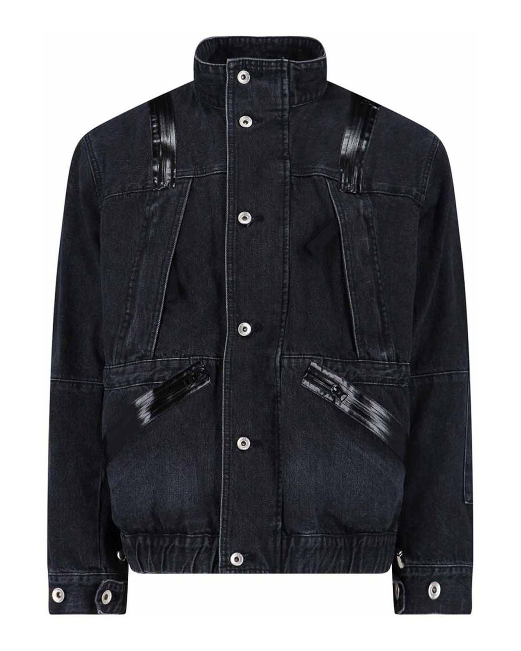 Sacai Blue Giacca for men