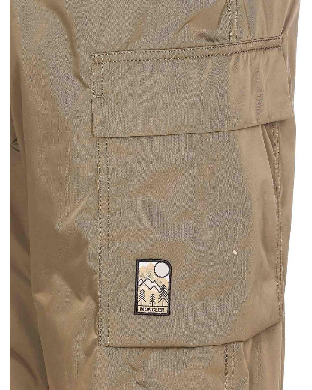 Moncler Natural Logo Pants for men
