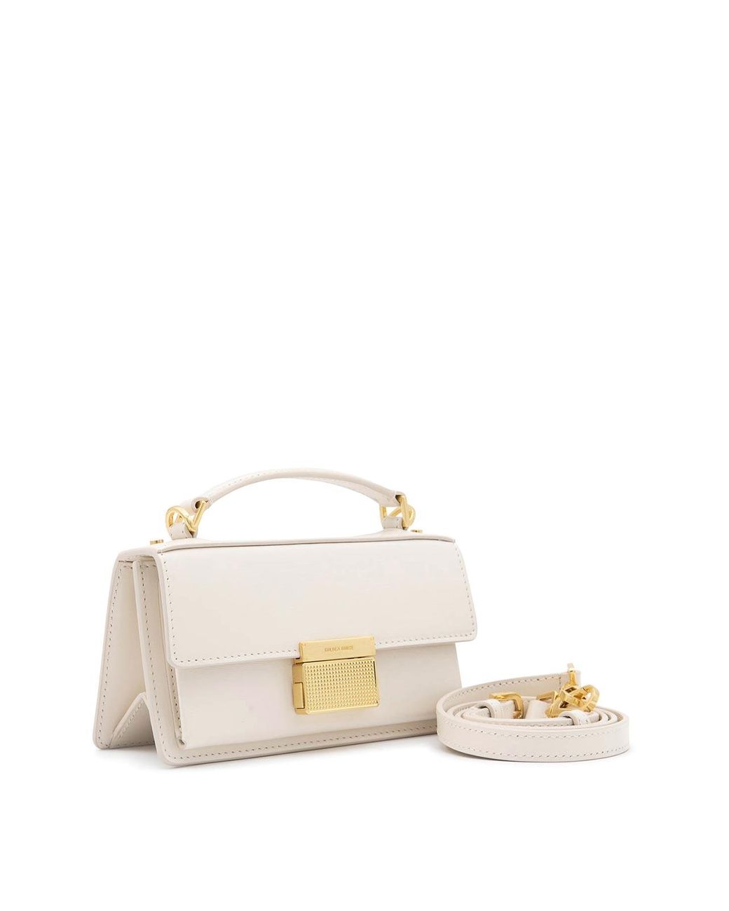 Golden Goose Deluxe Brand White Leather Crossbody Bag
