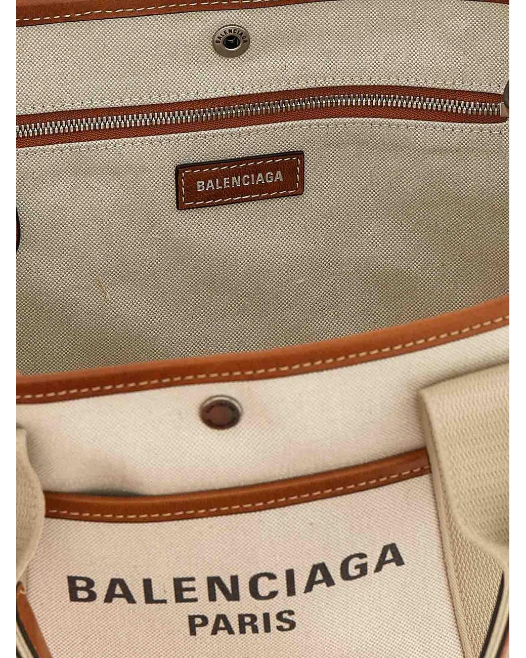 Balenciaga White Small Shopping Bag