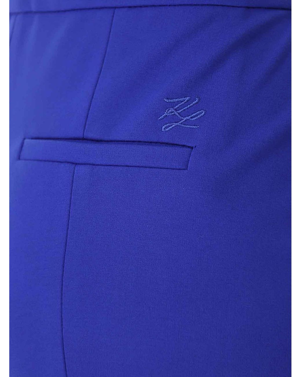 Karl Lagerfeld Blue Punto Pants