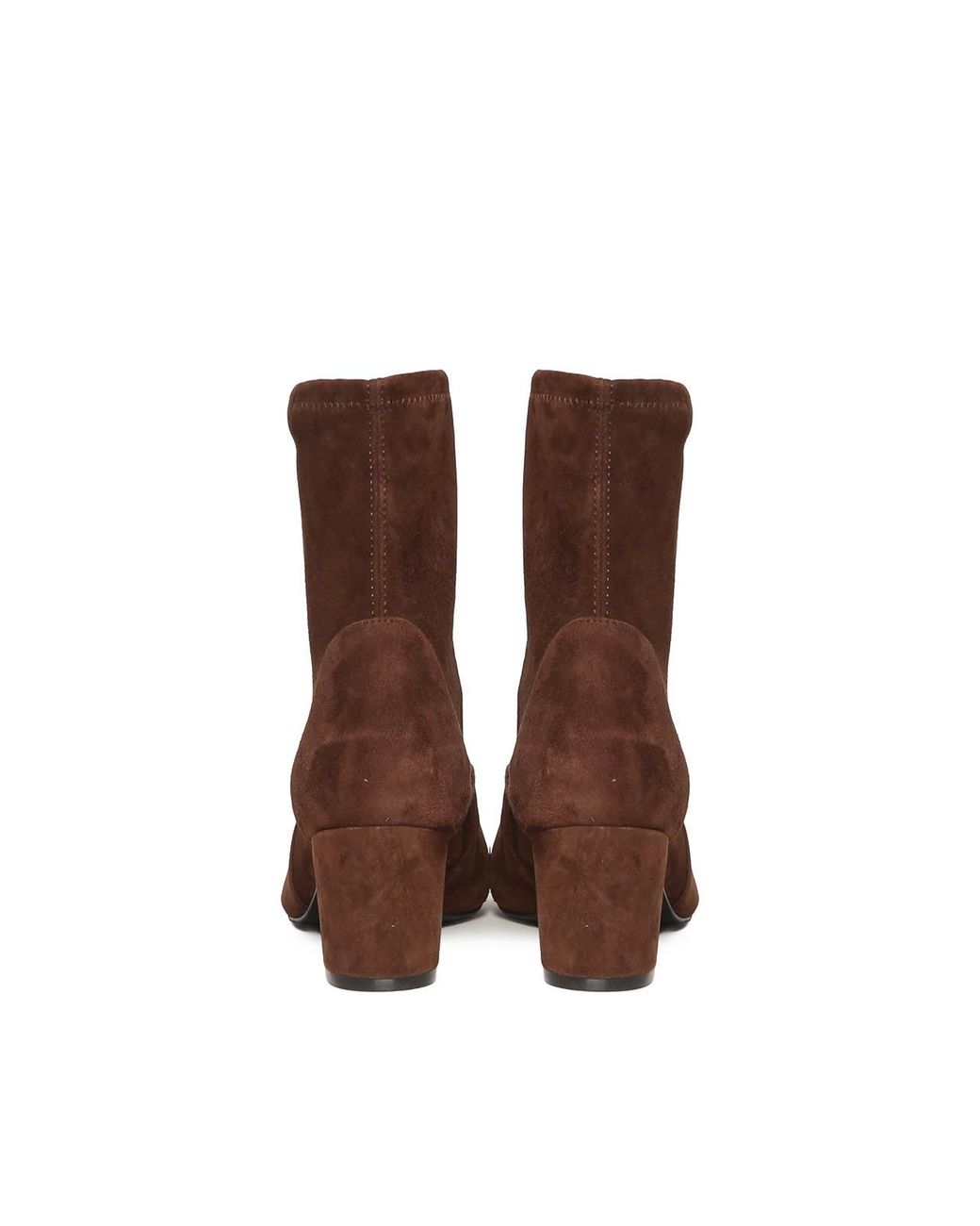 Stuart Weitzman Brown Yuliana Suede Sock Boots