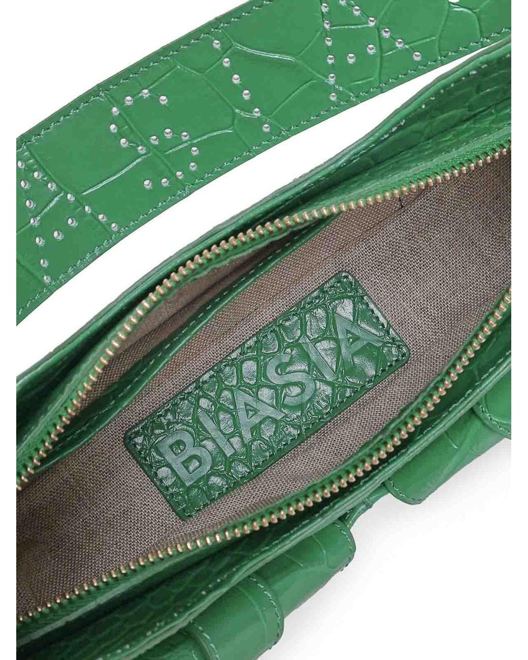 BIASIA Green Shoulder Bag