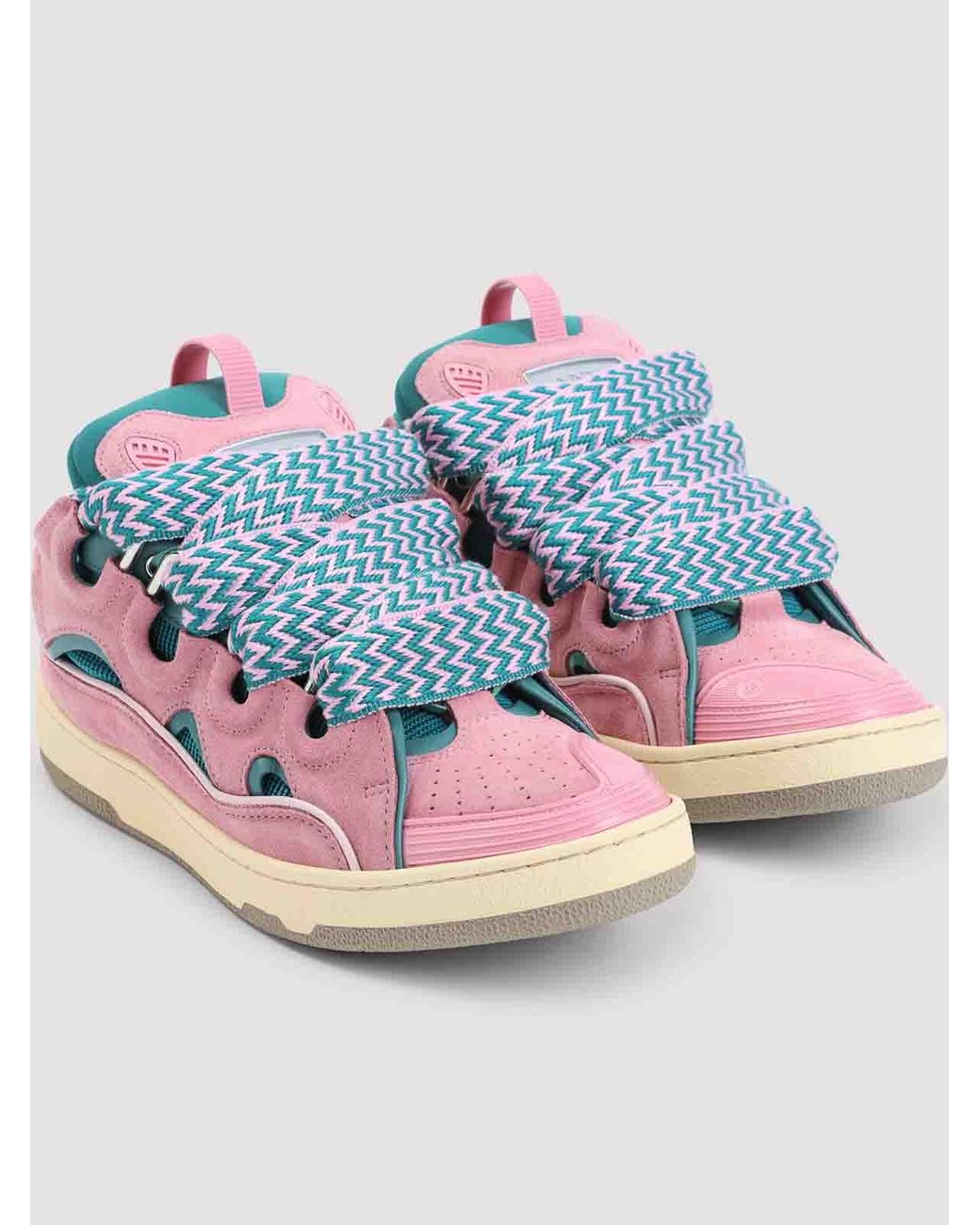 Lanvin Pink Curb Sneakers