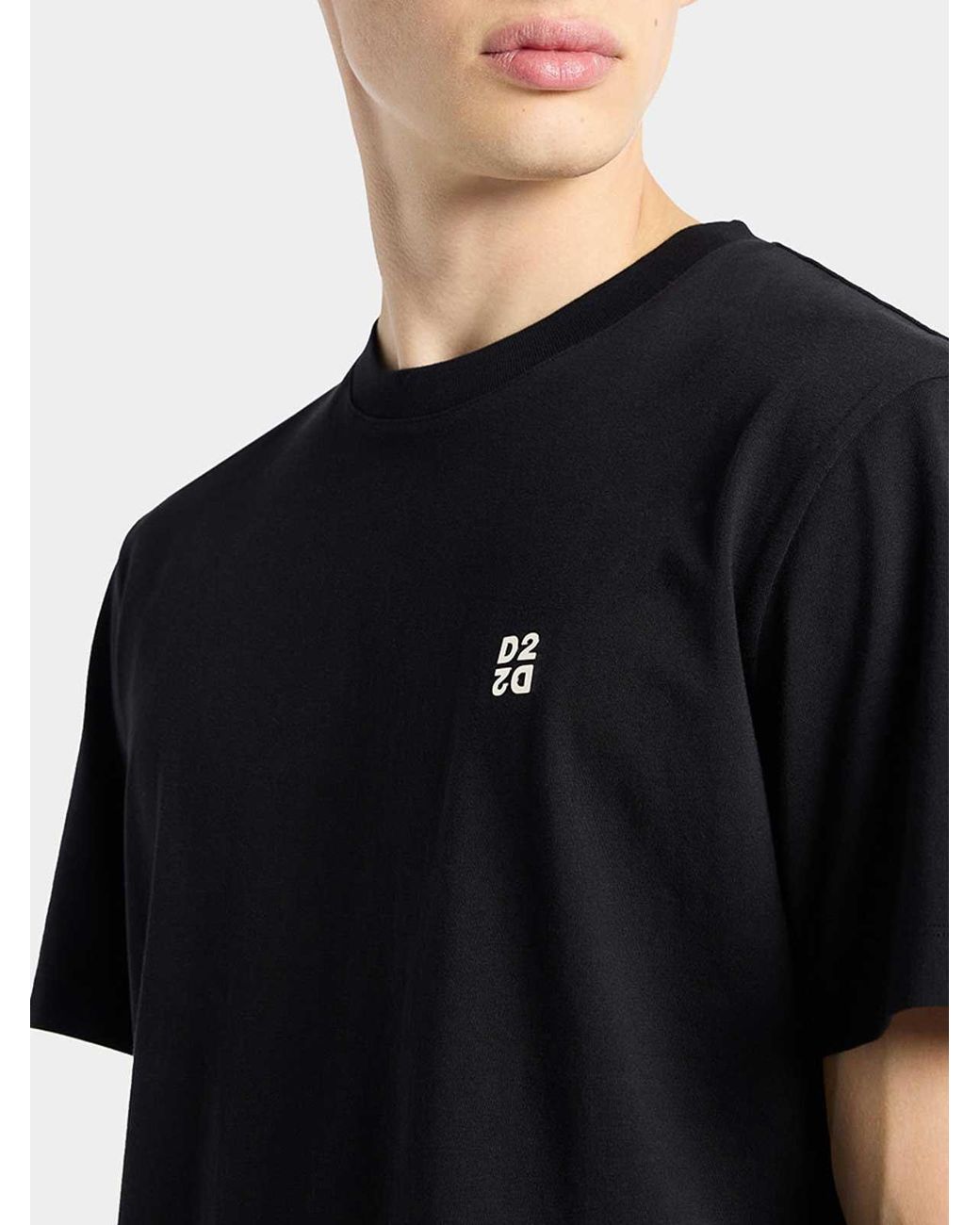 Suéter Cuello Redondo DSquared² de hombre de color Black