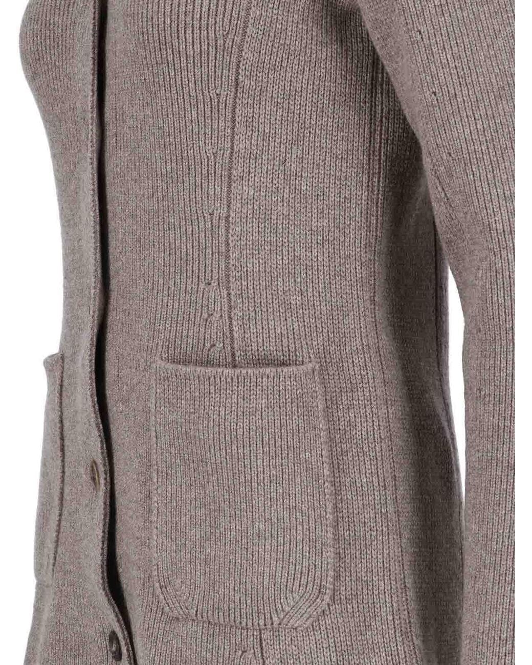 Malo Brown Cashmere Cardigan