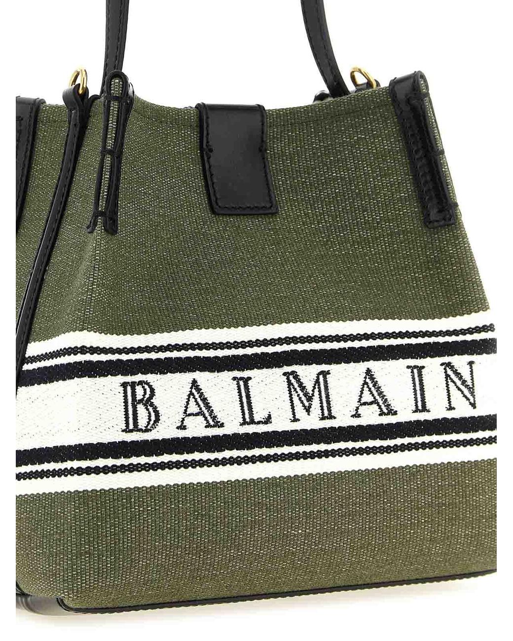 Balmain Green Release Bucket Bag