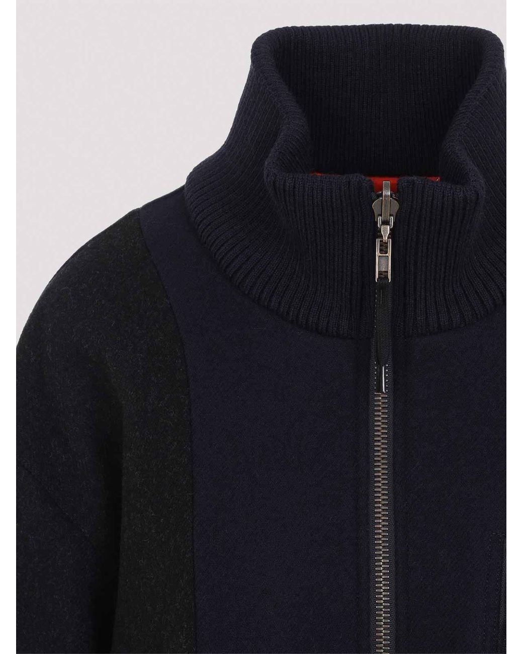 Maison Margiela Blue Maison Margela Reversible Spliced Bomber