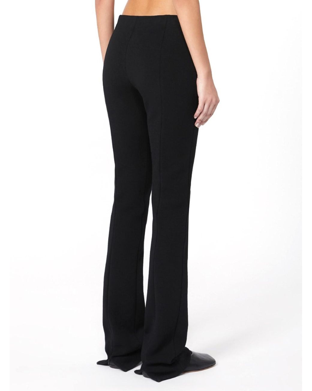 Sportmax Black Earry1 Low-Waisted Tight-Fitting Trousers