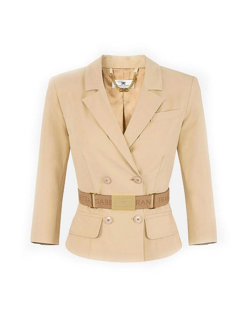 Elisabetta Franchi Natural Blazer