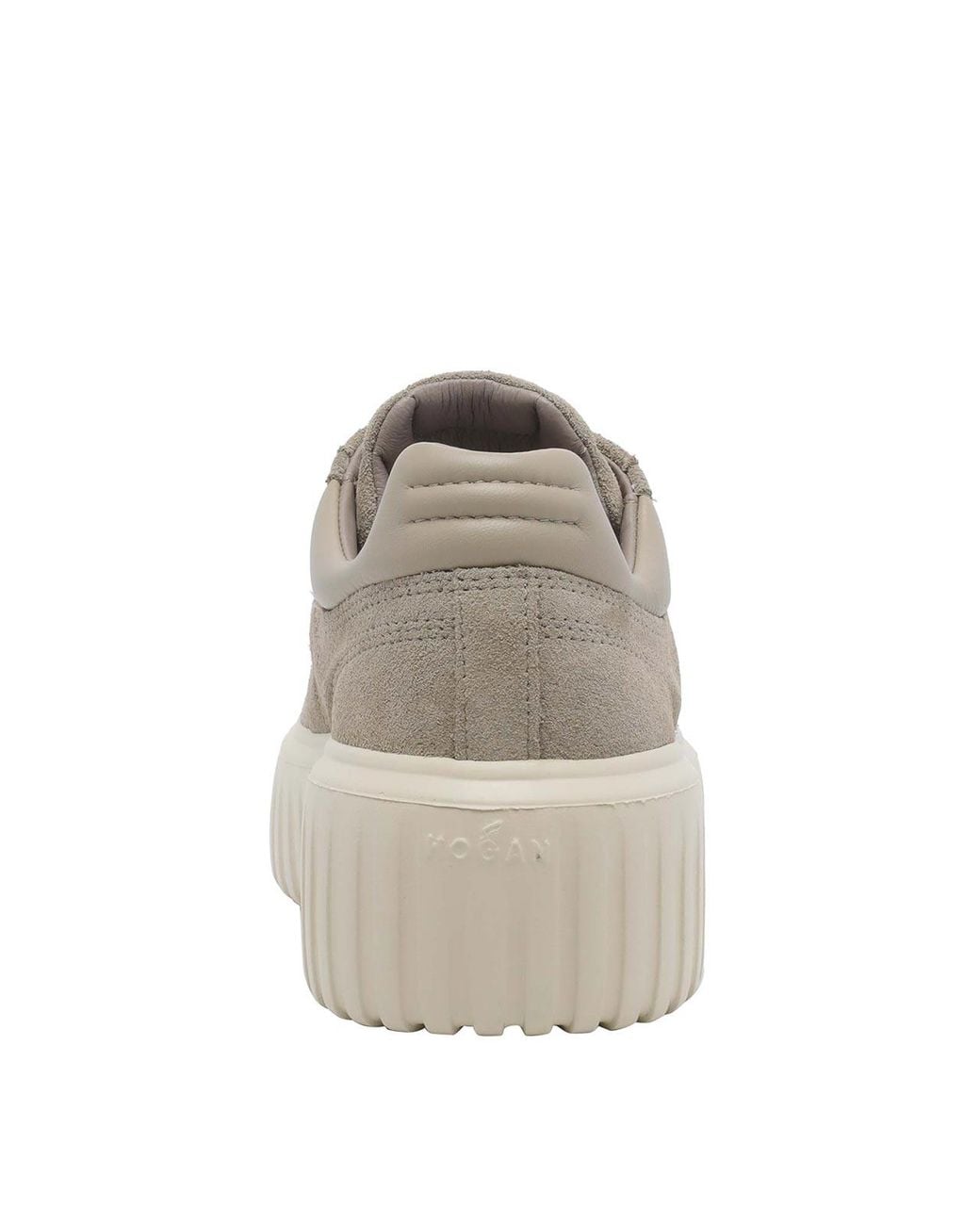 Hogan Gray H-Stripes Sneakers