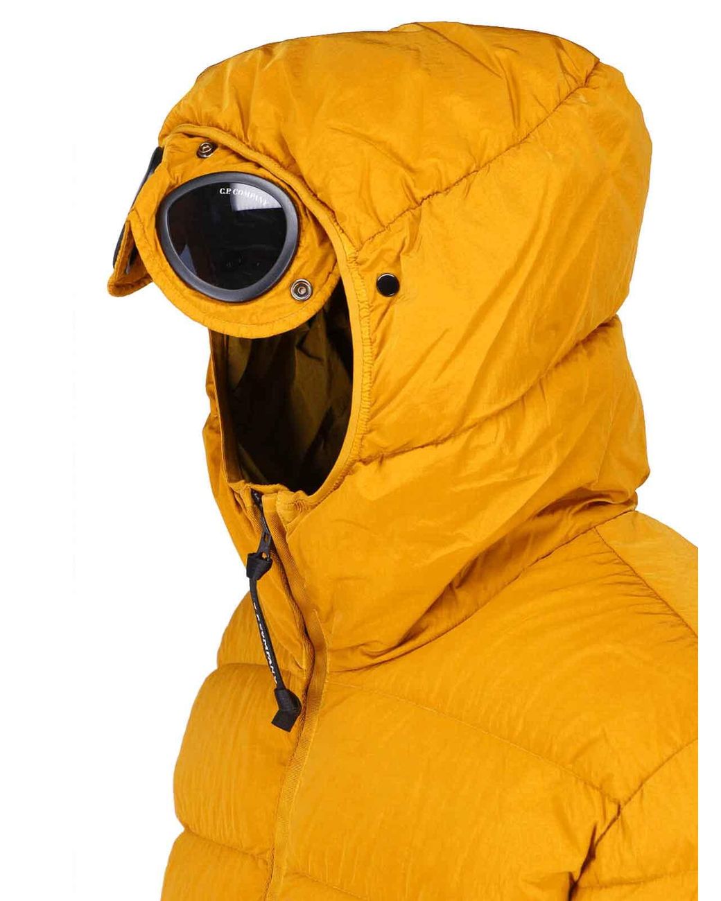C P Company Yellow Padded Down Jacket for men
