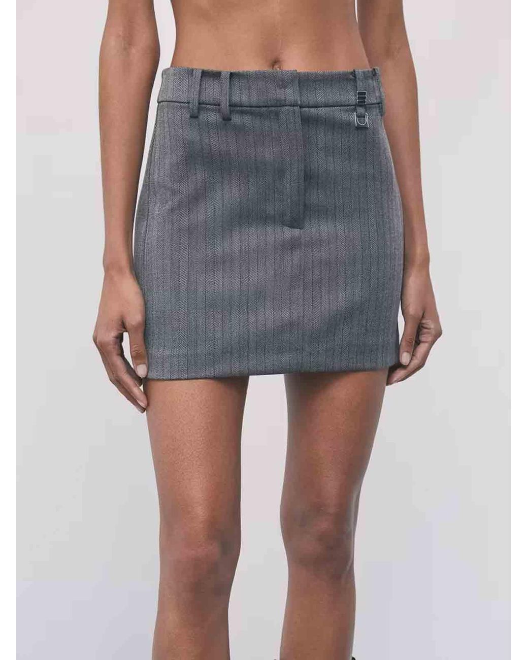 Patrizia Pepe Gray Skirt