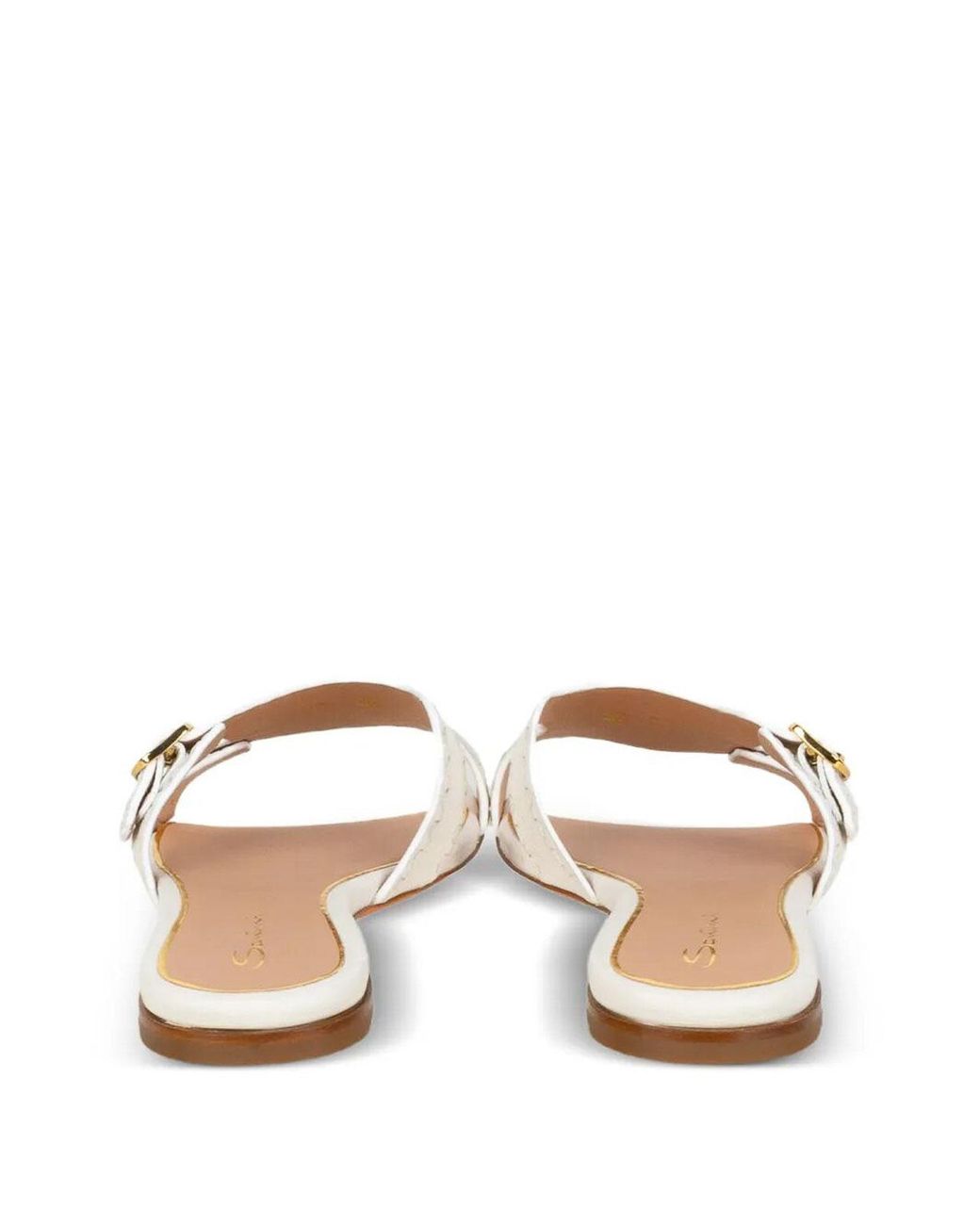 Santoni Natural Didi Slippers Flat