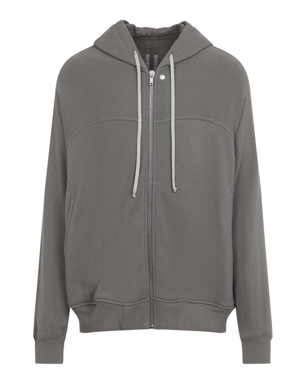 Rick Owens Gray Cotton Sweatshirt for men