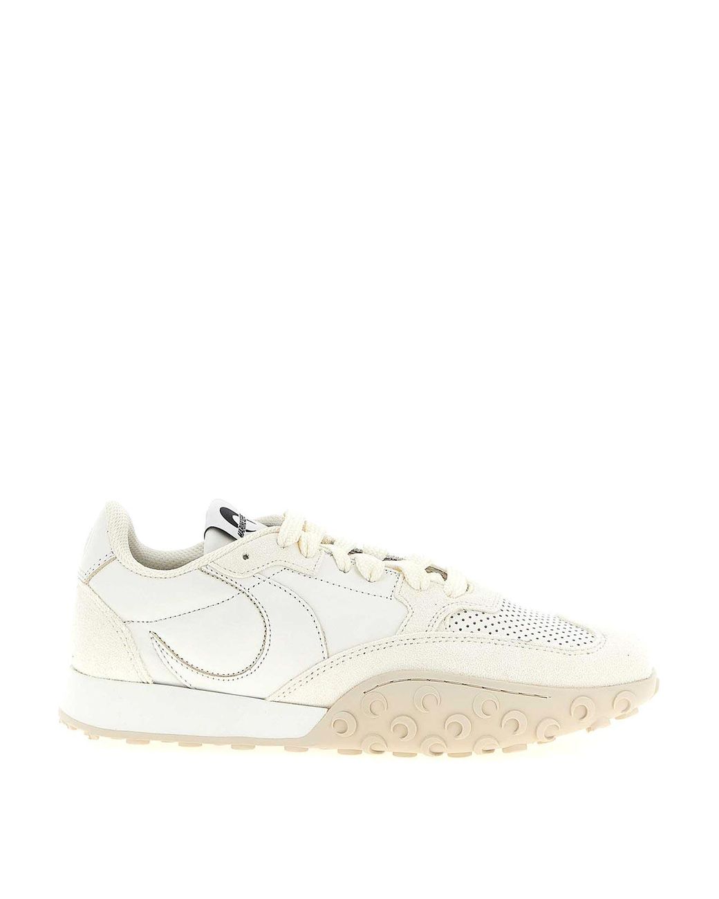MARINE SERRE White 'Ms Rise' Sneakers