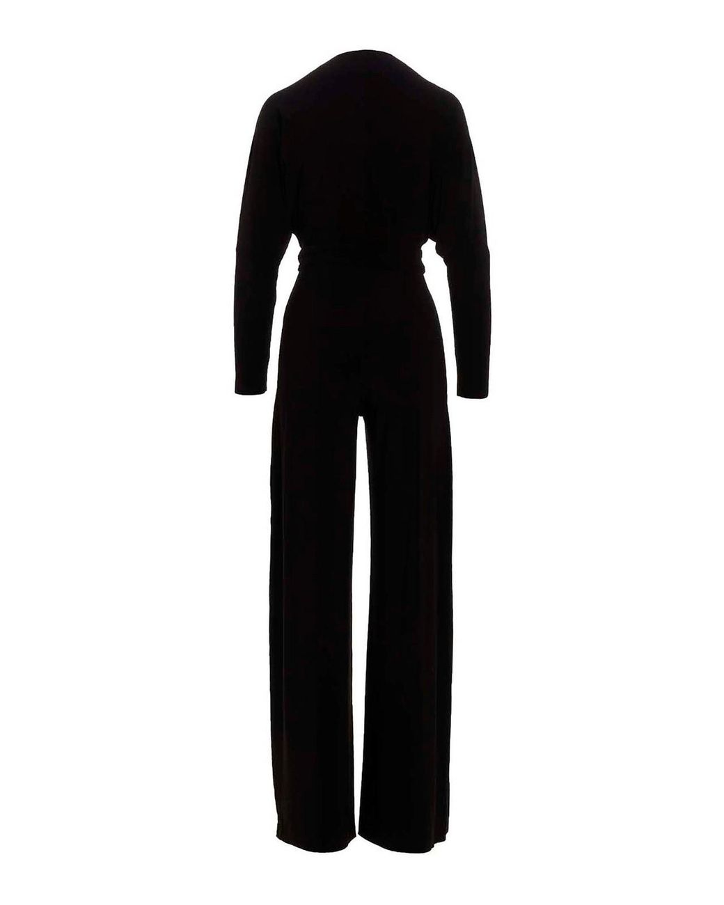 Norma Kamali Black Stretch Bodysuit Jumpsuit