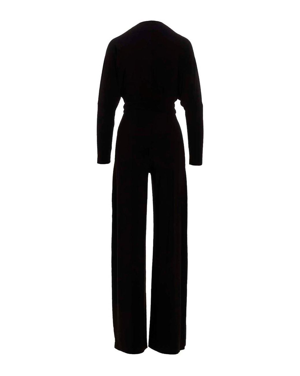 Norma Kamali Black Stretch Bodysuit Jumpsuit