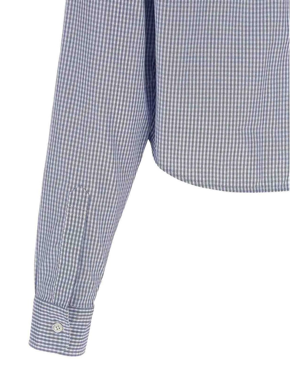 Marc Jacobs Blue Cropped Femme Shirt