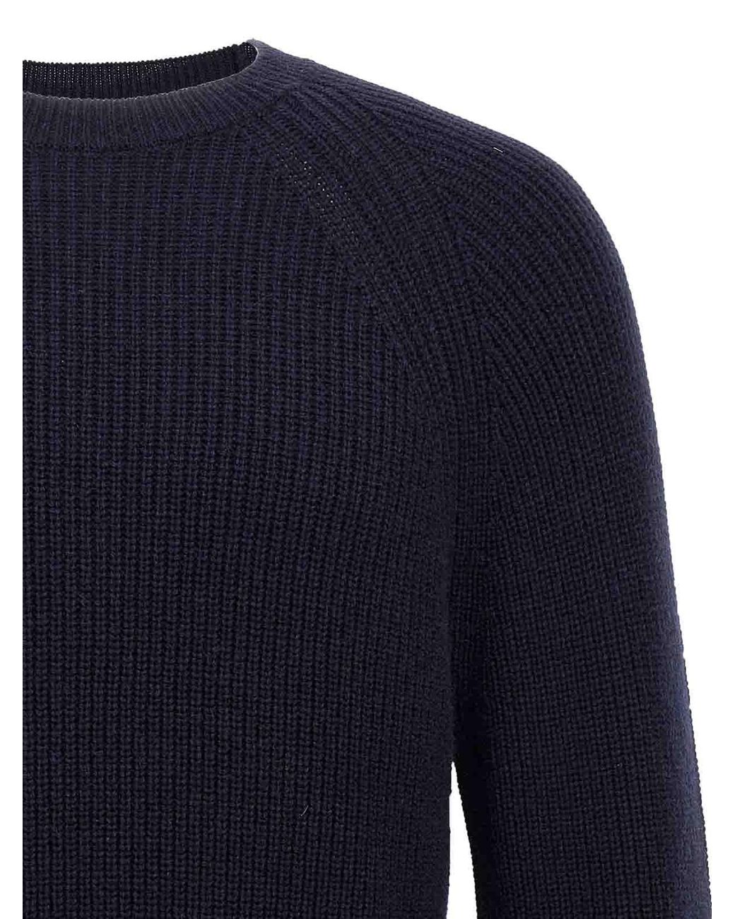 Zanone Blue Cashmere Sweater for men