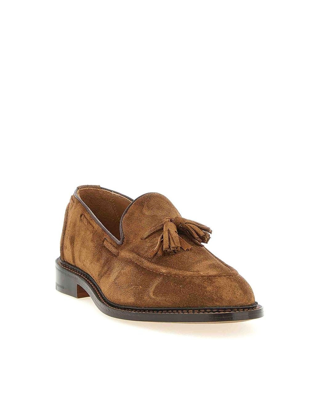 Tricker's Brown Elton Loafers for men
