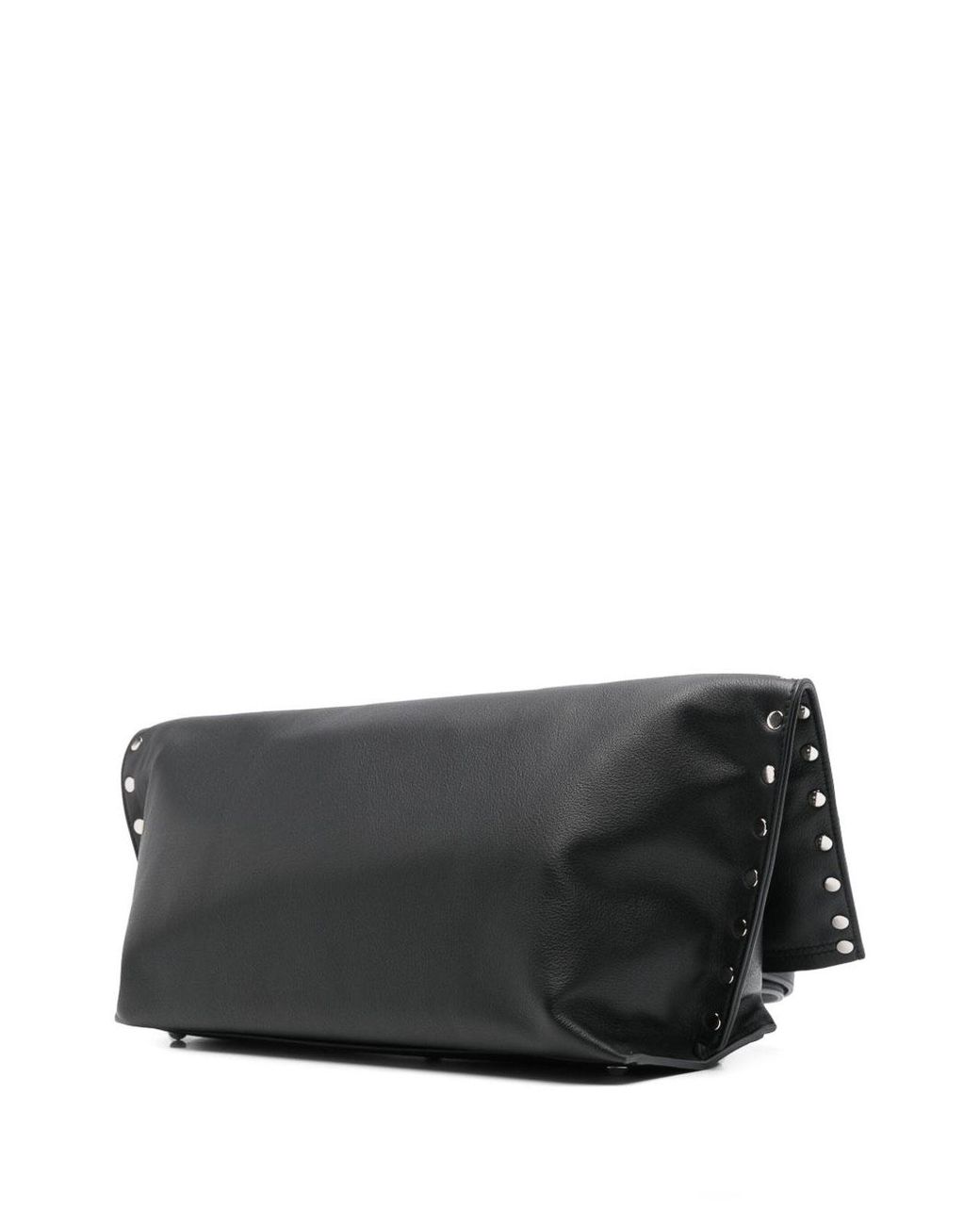 Zanellato Gray Aspasso Saeta Medium Leather Tote Bag