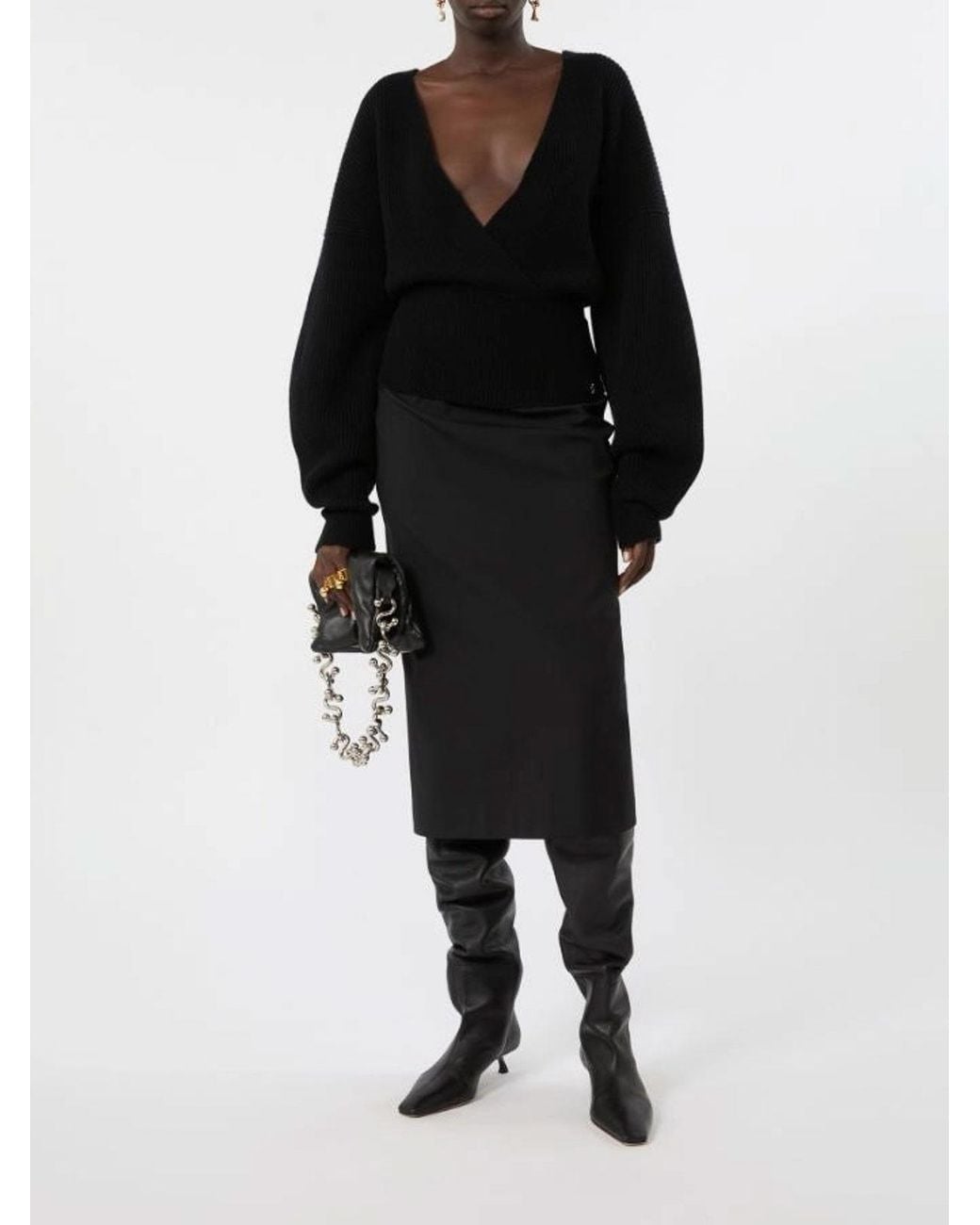 Sportmax Black Sasia Skirt