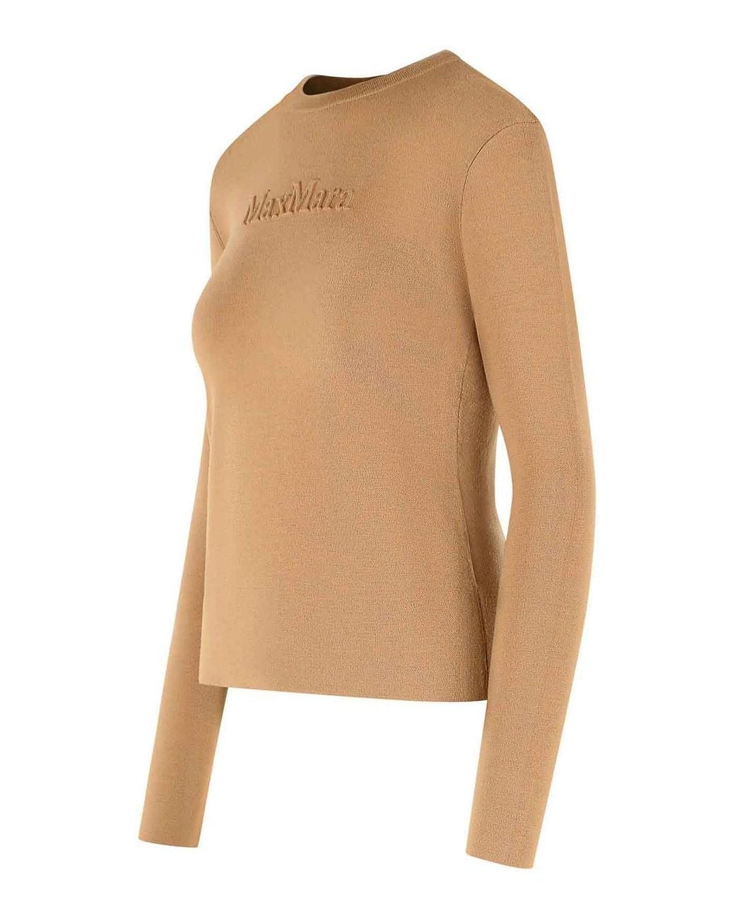 Max Mara Brown Manto Wool Yarn Sweater