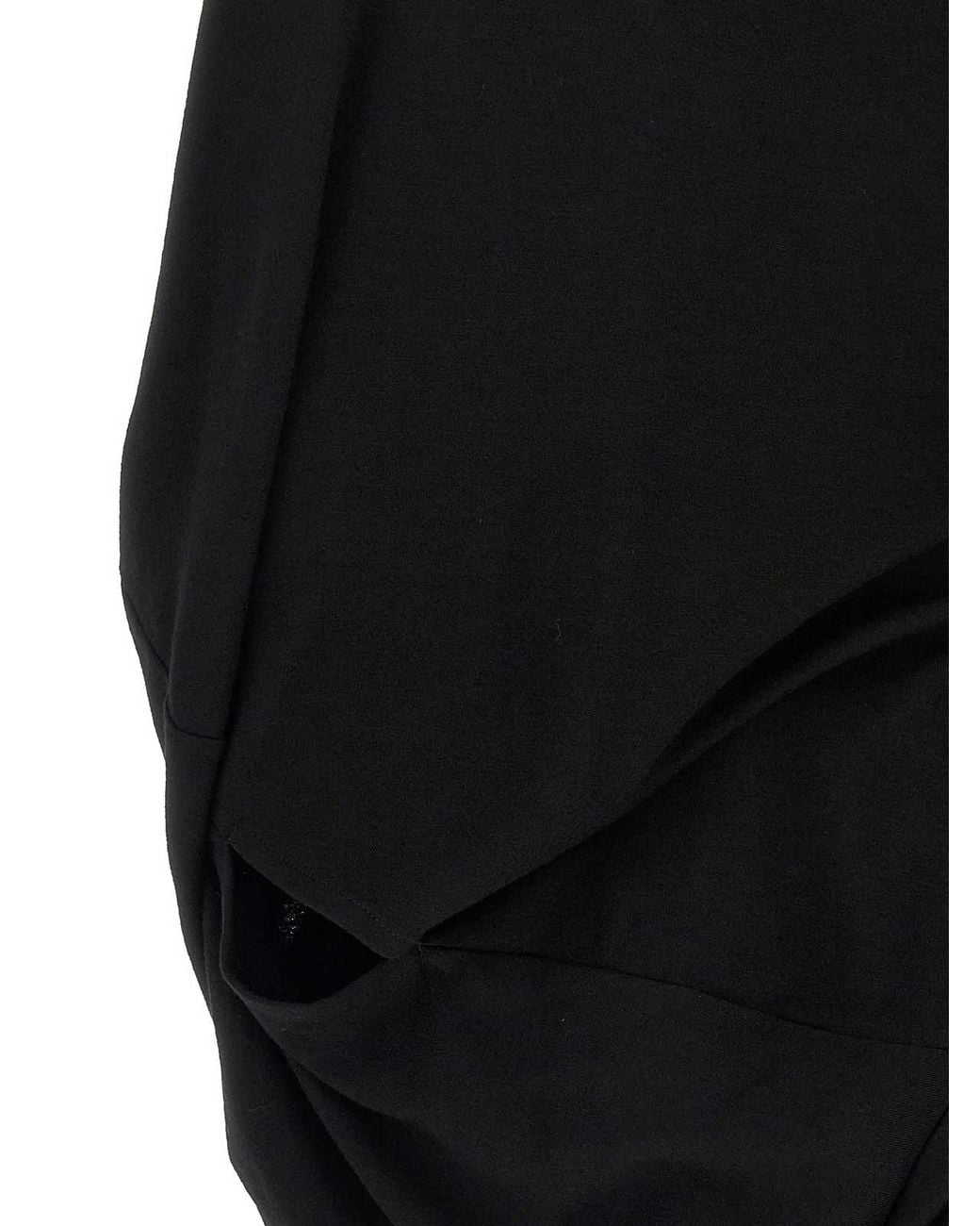 Junya Watanabe Black Draped Top
