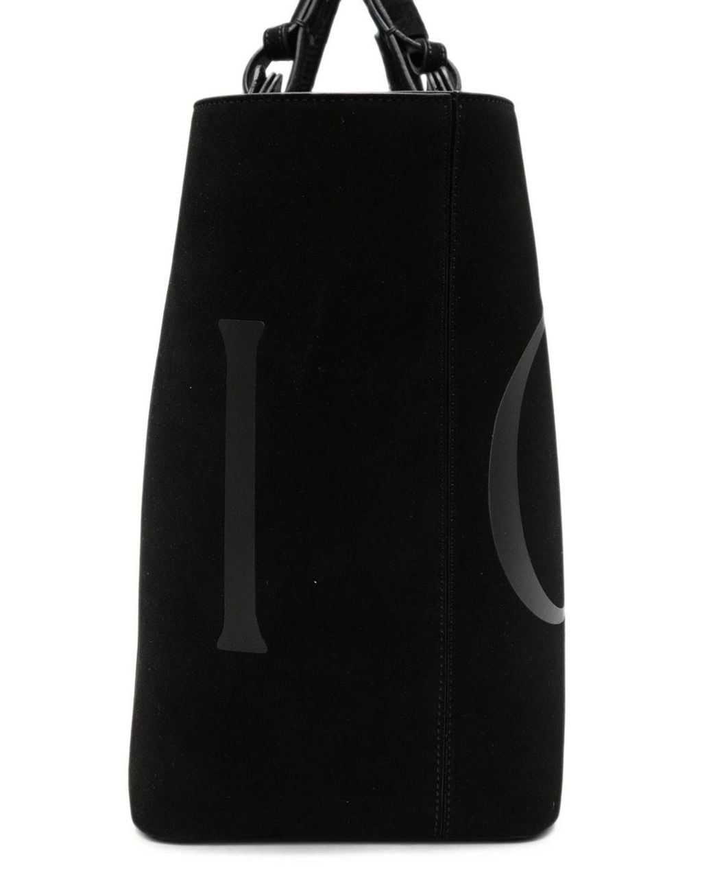 Casadei Black Leather Tote Bag