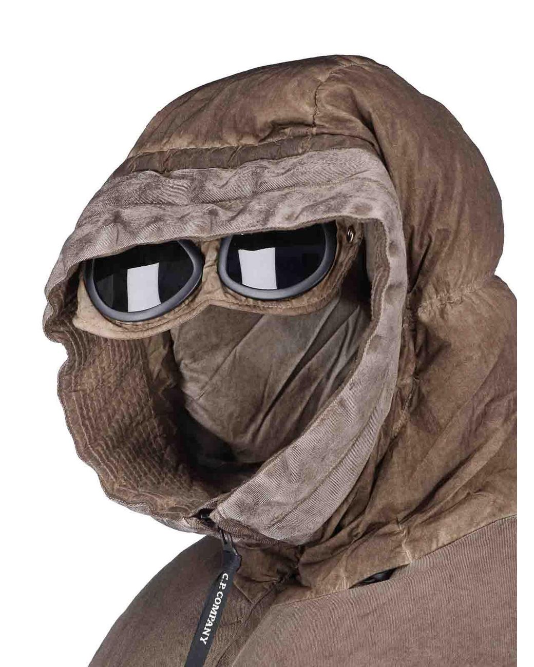 C P Company Brown Padded Down Jacket for men