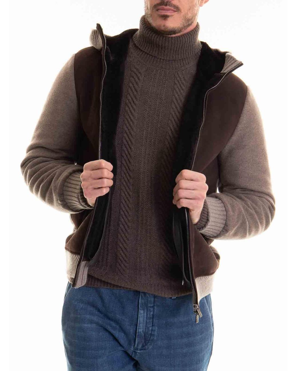 Corneliani Brown Jacket for men