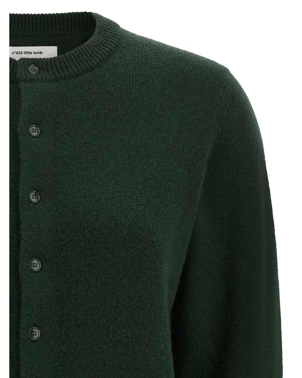Extreme Cashmere Green N435 Little Lamb Cashmere Cardigan
